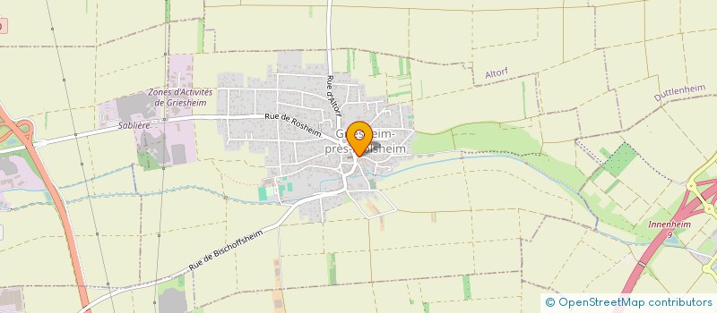 localisation de l'entreprise MADAME CELINE CORNET  GRIESHEIM-PRES-MOLSHEIM