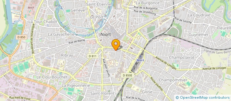 localisation de l'entreprise MADAME CELINE CORNUAULT à NIORT