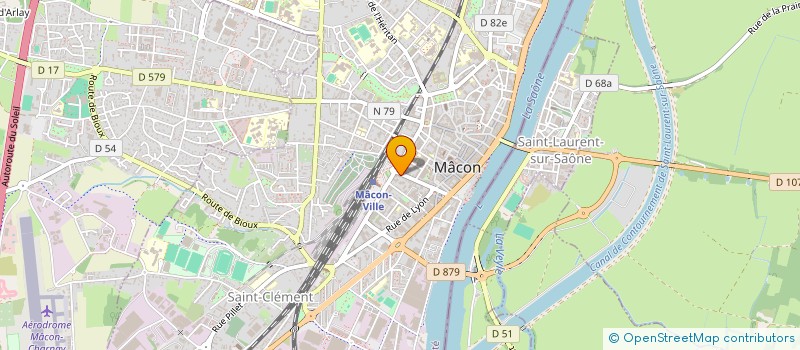 localisation de l'entreprise MADAME CELINE COSI à MACON
