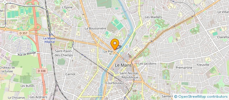 localisation de l'entreprise MADAME CELINE COSNUAU à LE MANS