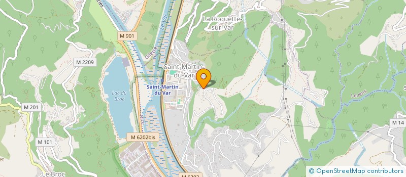 localisation de l'entreprise MADAME CELINE COSTANTINO  SAINT-MARTIN-DU-VAR