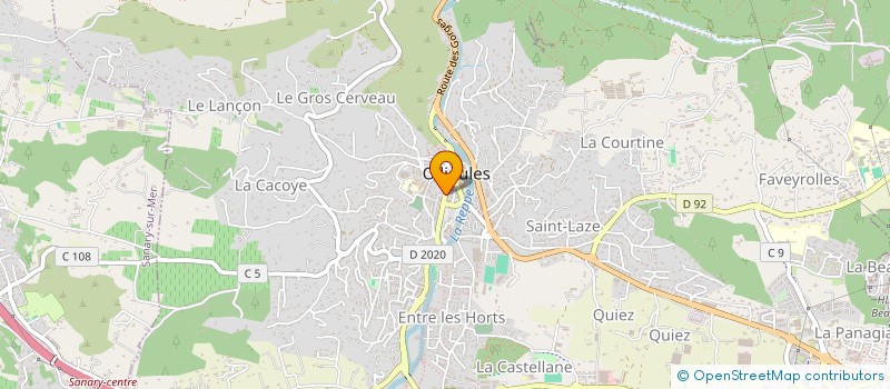 localisation de l'entreprise MADAME CELINE COSTILLE à OLLIOULES