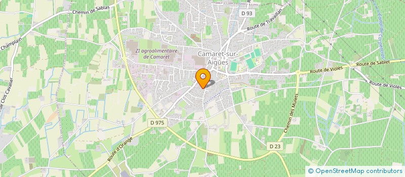 localisation de l'entreprise MADAME CELINE COSTY à CAMARET-SUR-AIGUES