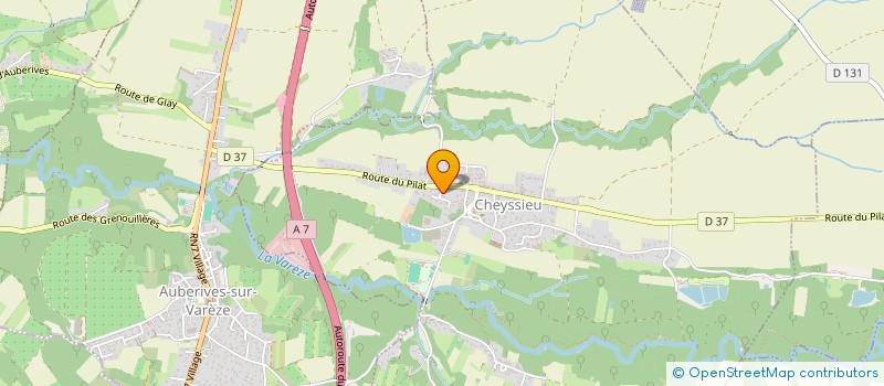 localisation de l'entreprise MADAME CELINE COTTA  CHEYSSIEU