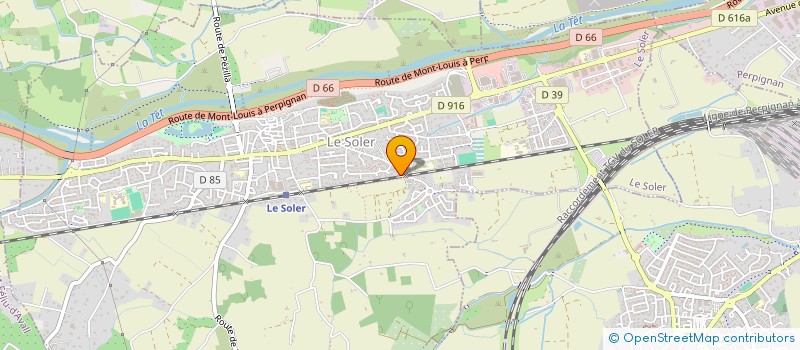 localisation de l'entreprise MADAME CELINE COTXET  LE SOLER