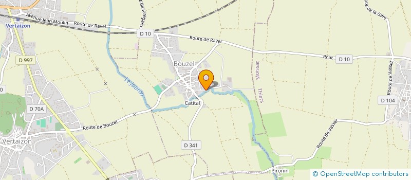 localisation de l'entreprise MADAME CELINE COUBETERGUE  BOUZEL