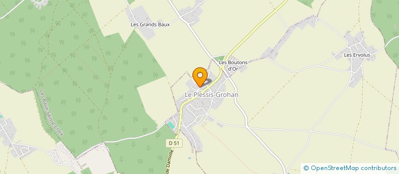 localisation de l'entreprise MADAME CELINE COUCHE  LE PLESSIS-GROHAN