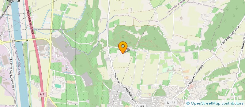 localisation de l'entreprise MADAME CELINE COUDERT  SAINT-PAUL-TROIS-CHATEAUX