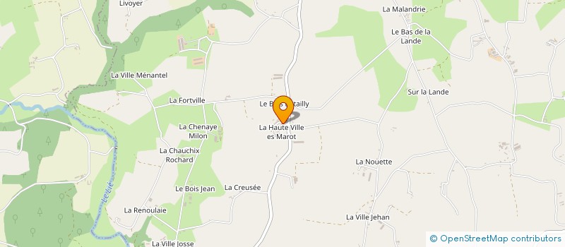 localisation de l'entreprise MADAME CELINE COUESBOT à LE MENE