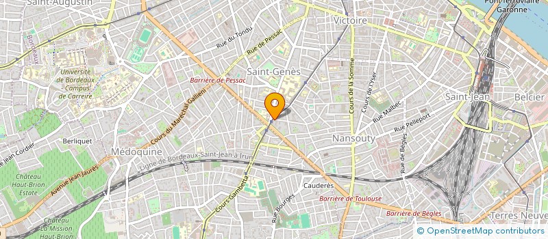 localisation de l'entreprise MADAME CELINE COUPRIE  BORDEAUX