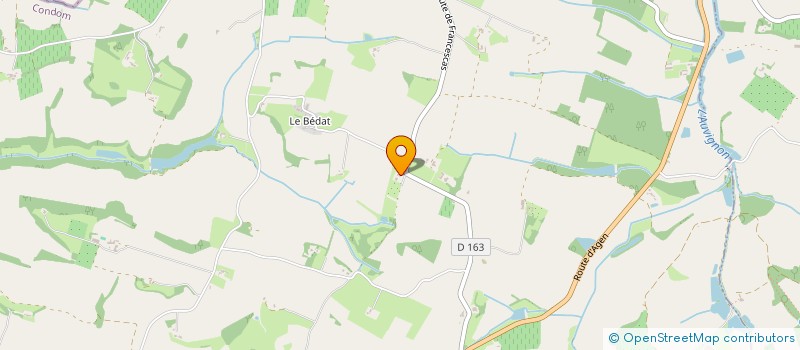 localisation de l'entreprise MADAME CELINE COURBON  SAINT-ORENS-POUY-PETIT