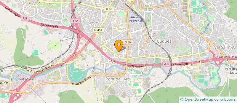 localisation de l'entreprise MADAME CELINE COURCOUX à AIX-EN-PROVENCE