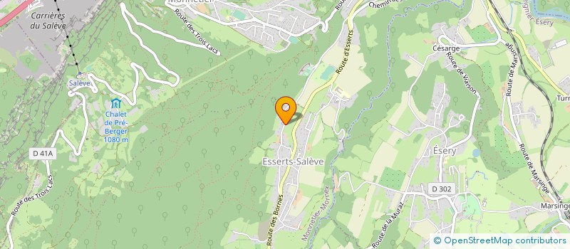 localisation de l'entreprise MADAME CELINE COURTIN  MONNETIER-MORNEX