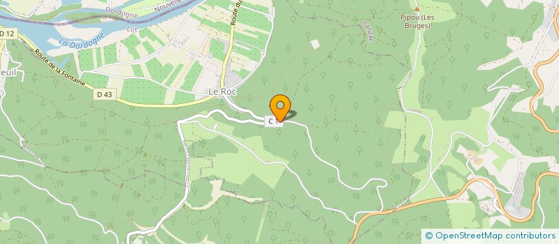 localisation de l'entreprise MADAME CELINE COUSIN  LACAVE