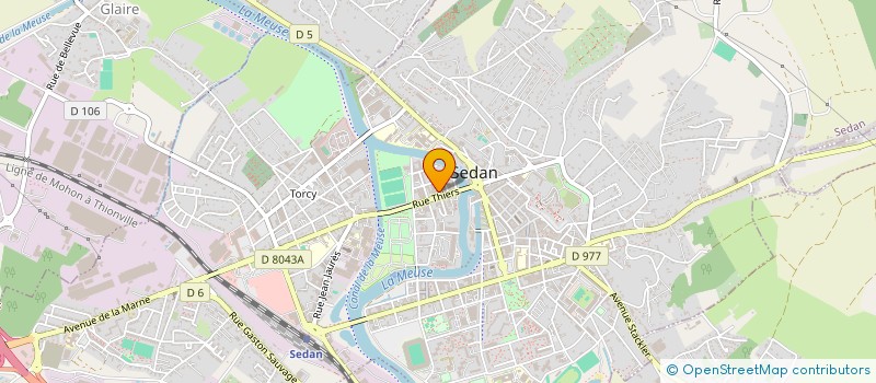 localisation de l'entreprise MADAME CELINE CRESSAUT à SEDAN