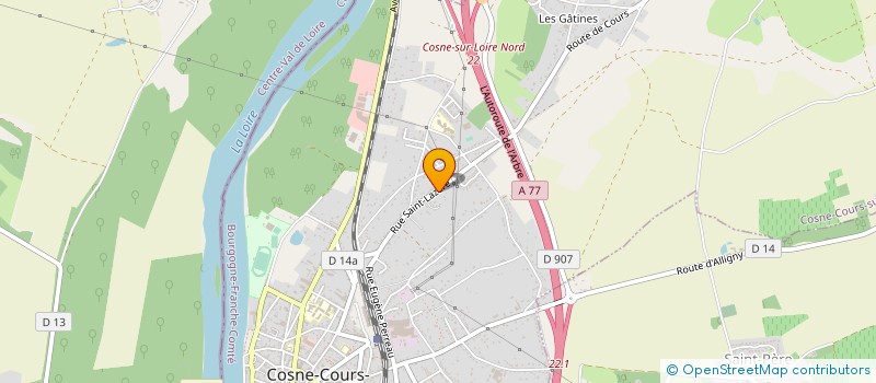localisation de l'entreprise MADAME CELINE CREZE à COSNE-COURS-SUR-LOIRE