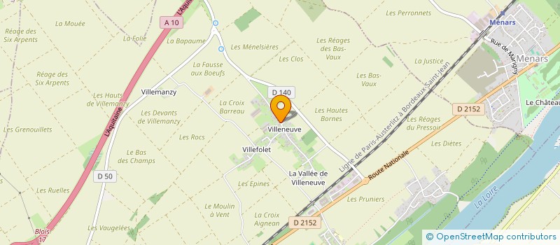 localisation de l'entreprise MADAME CELINE CROCHOT  SAINT-DENIS-SUR-LOIRE