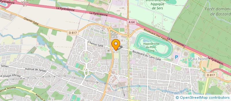 localisation de l'entreprise MADAME CELINE CROUZET  LONS