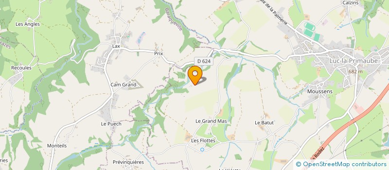 localisation de l'entreprise MADAME CELINE CROZES  FLAVIN