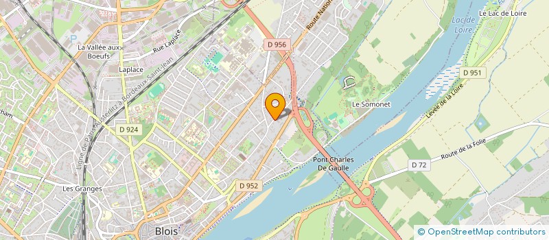 localisation de l'entreprise MADAME CELINE CRUZ  BLOIS