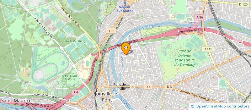 localisation de l'entreprise MADAME CELINE CUISSARD  JOINVILLE-LE-PONT