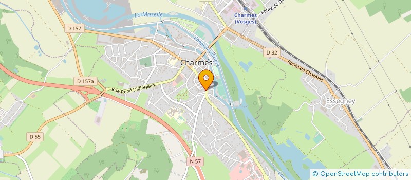 localisation de l'entreprise MADAME CELINE CUNIN à CHARMES