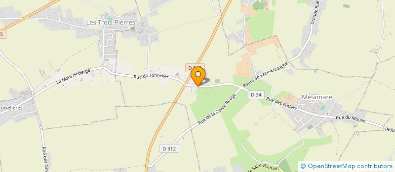 localisation de l'entreprise MADAME CELINE CUSSON  MELAMARE