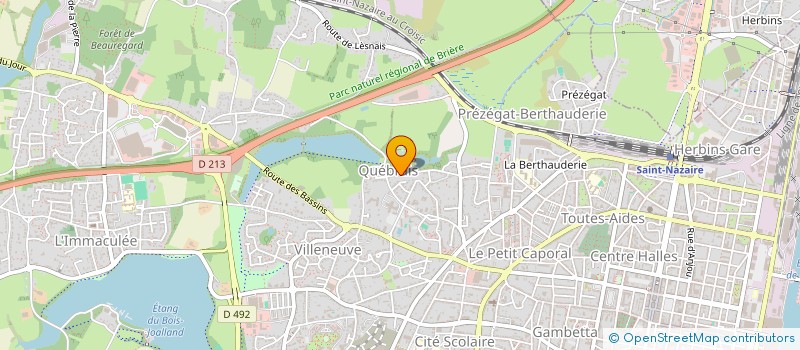 localisation de l'entreprise MADAME CELINE CZUBA  SAINT-NAZAIRE