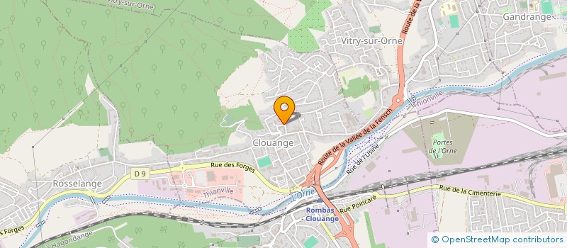 localisation de l'entreprise MADAME CELINE D AGOSTINO  CLOUANGE