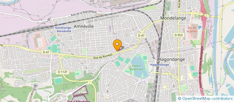 localisation de l'entreprise MADAME CELINE DAGNEAUX  AMNEVILLE