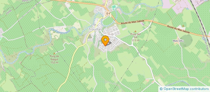 localisation de l'entreprise MADAME CELINE DAGOT  TROUILLAS