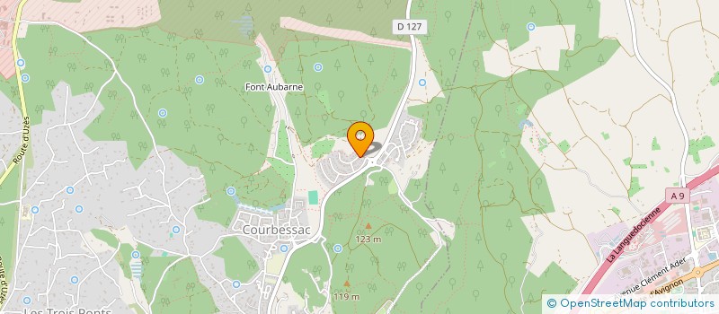 localisation de l'entreprise MADAME CELINE DALICHOUX  NIMES