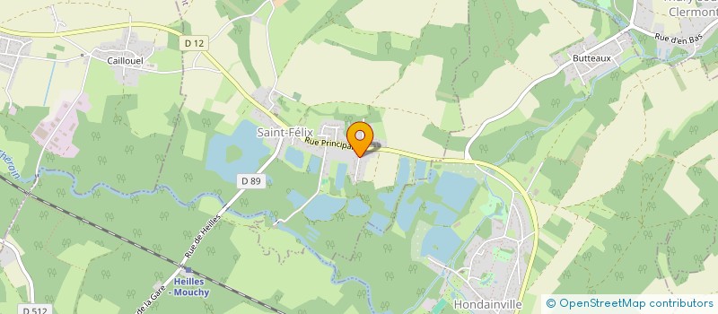 localisation de l'entreprise MADAME CELINE DAMBREVILLE  SAINT-FELIX