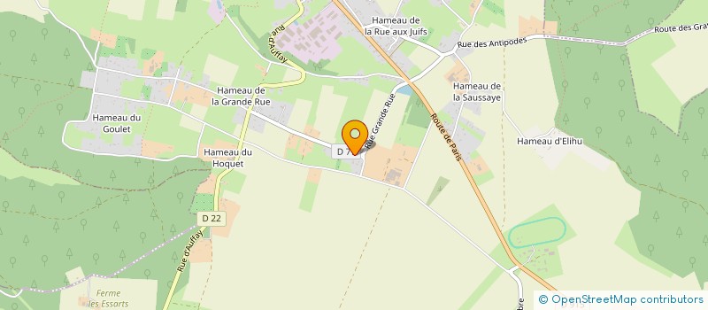 localisation de l'entreprise MADAME CELINE DARIUS  LES GRANDES-VENTES