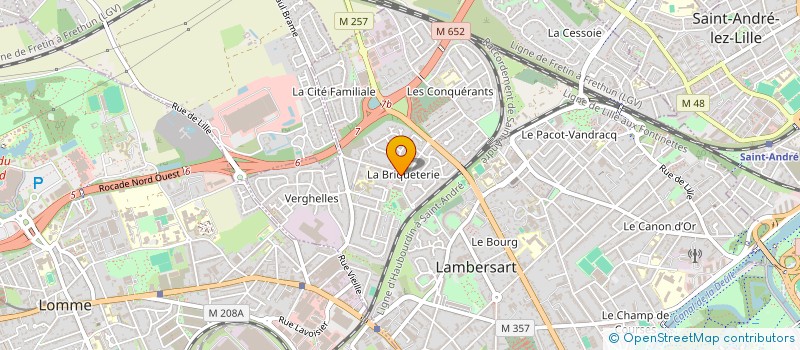 localisation de l'entreprise MADAME CELINE DARROUX à LAMBERSART