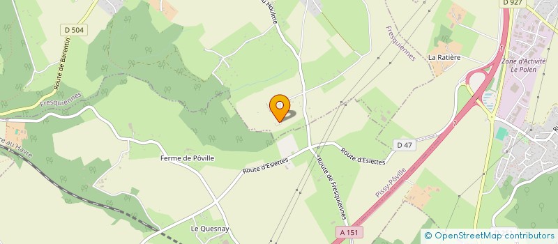 localisation de l'entreprise MADAME CELINE DAUZOU  FRESQUIENNES