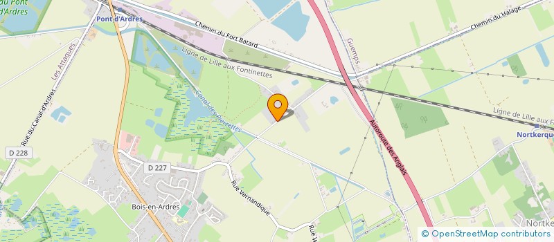 localisation de l'entreprise MADAME CELINE DAVID  ARDRES