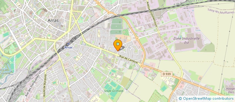 localisation de l'entreprise MADAME CELINE DAVION à ARRAS