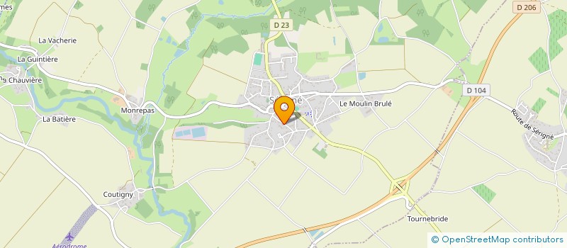 localisation de l'entreprise MADAME CELINE DAVISSEAU  SERIGNE