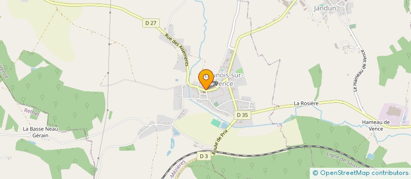 localisation de l'entreprise MADAME CELINE DE ABREU PALHARES  LAUNOIS-SUR-VENCE