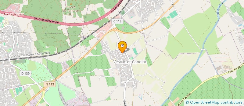 localisation de l'entreprise MADAME CELINE DE ANTONI  VESTRIC-ET-CANDIAC