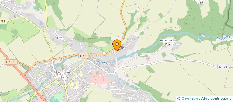 localisation de l'entreprise MADAME CELINE DE BEER à MAGNY-EN-VEXIN