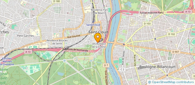 localisation de l'entreprise MADAME CELINE DE BUFALA  SAINT-CLOUD