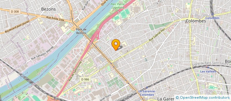 localisation de l'entreprise MADAME CELINE DE JONGHE  COLOMBES