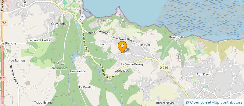 localisation de l'entreprise MADAME CELINE DE LA FOUCHARDIERE  PAIMPOL