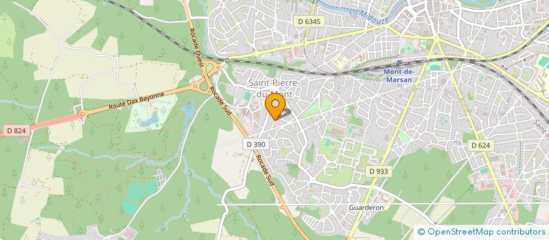 localisation de l'entreprise MADAME CELINE DE LA FUENTE  SAINT-PIERRE-DU-MONT