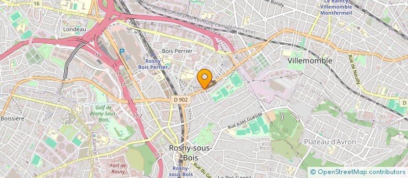 localisation de l'entreprise MADAME CELINE DE OLIVEIRA SACO à ROSNY-SOUS-BOIS