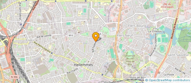 localisation de l'entreprise MADAME CELINE DE POTTER à LILLE