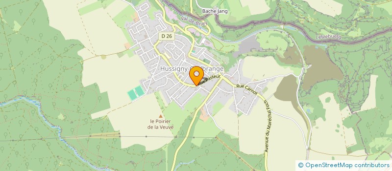 localisation de l'entreprise MADAME CELINE DE SA  HUSSIGNY-GODBRANGE