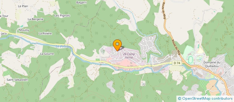 localisation de l'entreprise MADAME CELINE DE SA CARVALHO NOVO à SAINTE-MAXIME
